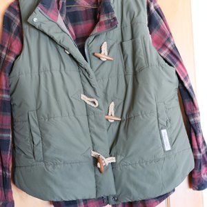 Flannel Shirt and Lightweight Vest